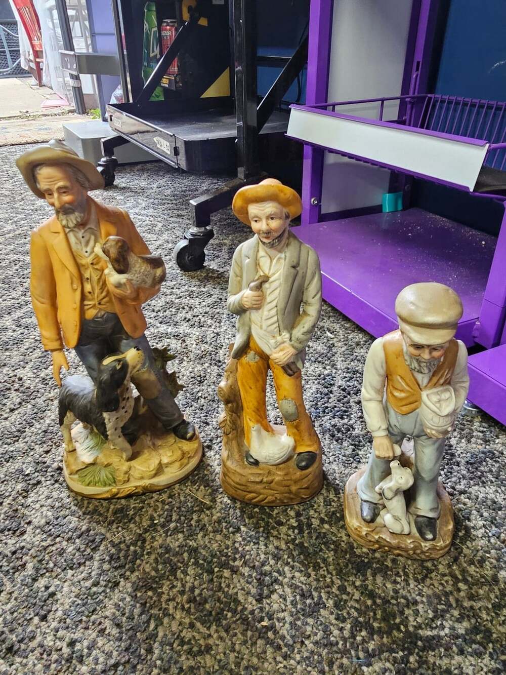Homco Figurines Old Man With Dog - No Box 116a by Homco